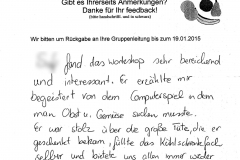 Eltern - Gesunde Ernährung - 15.01.15 - RO - Berlin-Schöneberg