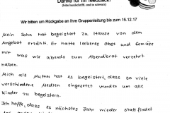 Eltern - Gesunde Ernährung - 07.12.17 - RW - Düsseldorf-Hubbelrath
