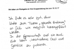 Eltern - Gesunde Ernährung - 07.12.17 - RW - Düsseldorf-Hubbelrath