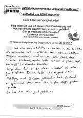 Eltern - Gesunde Ernährung - 06.12.2017 - REWE Nepomuck - Aachen