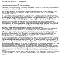 2000.09.13 - Frechener Wochenende - Neue Medien für alle und das möglichst schnell - Jugendarbeit - Hürth