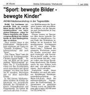 2004.07.07 - Brühler-Schlossbote Woche 28 - Sport bewegte Bilder bewegte Kinder - Sport - Brühl - RB Frechen-Hürth