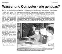 2006.03.11 - SonntagsPost - Wasser und Computer wie geht das - Wasser - Frechen - Quarzwerke GmbH Frechen