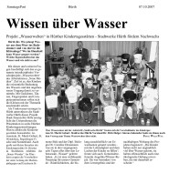 2007.10.21 - Sonntags Post Hürth - Wissen über Wasser - WW - Hürth - Stadtwerke Hürth