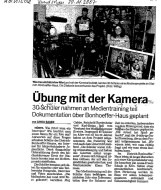 2007.11.30 - Kölnische Rundschau - Übung mit der Kamera - Jugendarbeit - Hürth