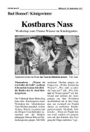 2007.12.19 - Extra Blatt Bonn - Kostbares Nass - Wasser - Königswinter-Thomasberg - VoBa Bonn Rhein-Sieg
