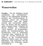 2008.01.24 - Kölner Stadt-Anzeiger Nr. 20 - Wasserwelten - WW - Frechen - Quarzwerke GmbH Frechen