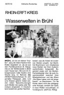 2008.04.26 - Kölnische Rundschau Nr. 98 - Wasserwelten in Brühl - WW - Brühl - Stadtwerke Brühl