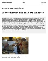 2008.05.03 - Rhein-Erft Rundschau - Woher kommt das saubere Wasser - Wasser - Bedburg - VoBa Erft