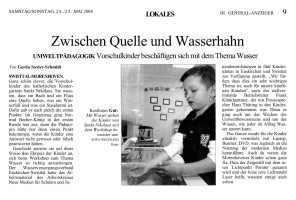 2008.05.24 - Bonner General-Anzeiger - Zwischen Quelle und Wasserhahn - Wasser - Swisttal-Morenhoven - WES