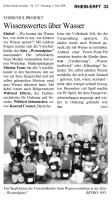 2008.06.03 - Kölner Stadt-Anzeiger Nr. 127 - Wissenswertes über Wasser - Wasser - Elsdorf - VoBa Erft