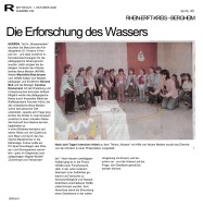 2008.10.01 - Kölnische Rundschau - Die Erforschung des Wassers - WW - Kerpen - RB Frechen-Hürth