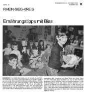 2008.10.23 - Rhein-Sieg Rundschau Nr. 248 - Ernährungstipps mit Biss - GesErn - Rheinbach - PKW Esser
