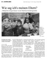 2008.10.24 - Kölner Stadt-Anzeiger Nr. 249 - Wie sag ichs meinen Eltern - GesErn - Leverkusen - RW