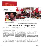 2008.11 - echo - Journal der REWE-GROUP - Gesundes neu aufgetischt - GesErn - Hürth - RW