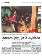 2008.11.19 - Kölner Stadt-Anzeiger - Gesundes Essen für Grundschüler - GesErn - Erftstadt-Erp - PKW Istas