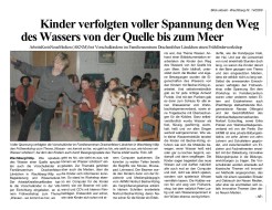 2009.04.04 - Blick Aktuell - Kinder Verfolgten Voller Spannung Den Weg Des Wassers - Wasser - Wachtberg-Villip - WTV