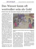 2009.04.22 - Schaufenster Bonn - Das Wasser kann oft wertvoller sein als Gold - WW - Bonn-Graurheindorf - VoBa Bonn Rhein-Sieg