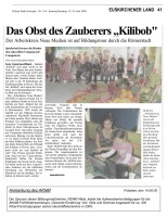 2009.06.13 - Kölner Stadt-Anzeiger - Das Obst des Zauberers Kilibob - GesErn - Zülpich - RW