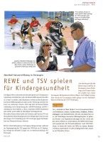 2009.08.16 - echo 9/09 - REWE und TSV spielen für Kindergesundheit - GesErn - Dormagen - RW, TSV Dormagen