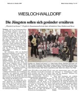 2009.10.14 - Rhein-Neckar Zeitung - Die Jüngsten sollen sich gesünder ernähren - GesErn - Wiesloch - RSW
