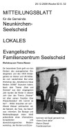 2009.12.25 - Mitteilungsblatt Neunkirchen-Seelscheid - Ev. Familienzentrum Seelscheid - Wasser - Seelscheid - PKW Kötter