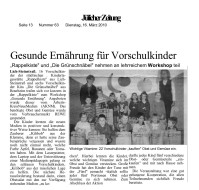 2010.03.16 - Jülicher Zeitung - Gesunde Ernährung für Vorschulkinder - GesErn - Jülich - RW