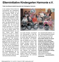 2010.07.23 - Mitteilungsblatt Eitorf - Tröpfi das Wassermolekühl besucht den Kindergarten Harmonie - Wasser - Eitorf - WTV