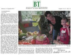2010.09.15 - Badisches Tagblatt - Mehr Bewegung mit Bobby Banane - GesErn - Bischweier - RSW