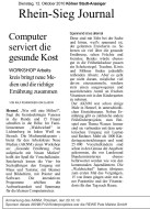 2010.10.12 - Rhein-Sieg Journal - Computer serviert die gesunde Kost - GesErn - Hennef - PKW Petz