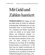 2010.11.10 - Kölner Stadt-Anzeiger - Mit Geld und Zahlen hantiert - ZaGuG - Wesseling - VR-Bank Rhein-Erft