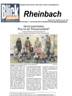 2010.11.11 - Blick aktuell - Was ist ein Wassermolekül - Wasser - Flerzheim - WTV