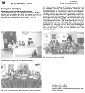 2010.11.26 - Mitteilungsblatt Dielheim - Medienworkshop im KiGa Horrenberg - GesErn - Dielheim - RSW