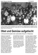 2010.12.12 - Extra-Tipp am Sonntag - Obst und Gemüse aufgetischt - GesErn - Nettetal - PKW Esch