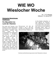 2011.01.19 - Wieslocher Woche - Per Mausklick ins Land der Vitamine - GesErn - Wiesloch-Schatthausen - RSW
