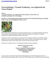 2011.01.19 - stadtentwicklung.berlin.de - Presseeinladung Gesunde Ernährung - GesErn - Berlin - RO