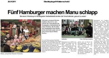2011.01.26 - Stadtspiegel Wattenscheid - Fünf Hamburger machen Manu schlapp - GesErn - Bochum-Wattenscheid - PKDo Mokanski