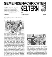 2011.02.04 - Gemeindenachrichten Keltern - Gesunde Ernährung kindgerecht und modern präsentiert - GesErn - Keltern - RSW