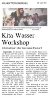 2011.03.26 - Kölner Wochenspiegel - Kita Wasser-Workshop - Wasser - Troisdorf - Stadtwerke Troisdorf