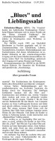 2011.07.13 - Badische Neueste Nachrichten - Blues und Lieblingssalat - GesErn - Elchesheim-Illingen - RSW