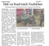 2011.07.25 - General-Anzeiger - Halt vor Kauf mich Teufelchen - ZaGuG - Bonn-Ramersdorf - VoBa Bonn