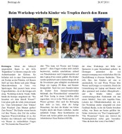 2011.07.26 - Dormago.de - Beim Workshop wirbeln Kinder wie Tropfen durch den Raum - Wasser - Dormagen - EVD
