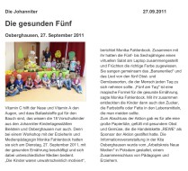 2011.09.27 - Die Johanniter - Die gesunden Fünf - GesErn - Engelskirchen - RW