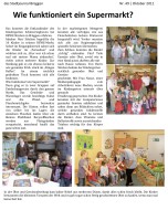 2011.10.00 - das Stadtjournal Brüggen - Wie funktioniert ein Supermarkt - GesErn - Brüggen - PKW Stücken