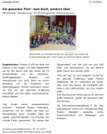 2011.10.11 - Anzeigen Echo - Die gesunden Fünf kein Buch sondern Obst - GesErn - Engelskirchen - RW