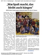 2011.10.12 - Stadt Spiegel - Was Spaß macht das bleibt auch hängen - GesErn - Fischeln - PKW Stücken