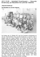 2011.10.14 - Amtsblatt Zuzenhausen - Gesunde Ernährung per Mausklick ins Land der Vitamine - GesErn - Zuzenhausen - RSW