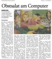 2011.10.14 - Remscheider Generalanzeiger - Obstsalat am Computer - GesErn - Radevormwald - RW