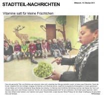 2011.10.19 - Stadtteil Nachrichten - Vitamine statt für kleine Früchtchen - GesErn - Dortmund - PKDo Filips