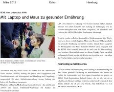 2012.03.00 - Echo - Mit Laptop und Maus zu gesunder Ernährung - GesErn - Hamburg - RN